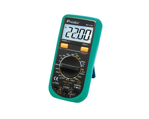 Eclipse Tools MT-1705 True-RMS Compact Digital Multimeter, 3-1/2 Digits, 1999 Counts, 5.9