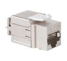 ICC IC107SACA0 CAT6A Shielded Modular Connector, White, 25 Pack