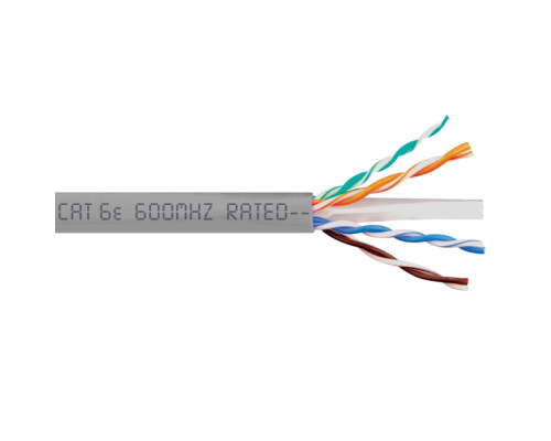 ICC ICCABP6EGY CAT6 600MHz UTP/CMP Gray Copper Premise Cable 1000 ft