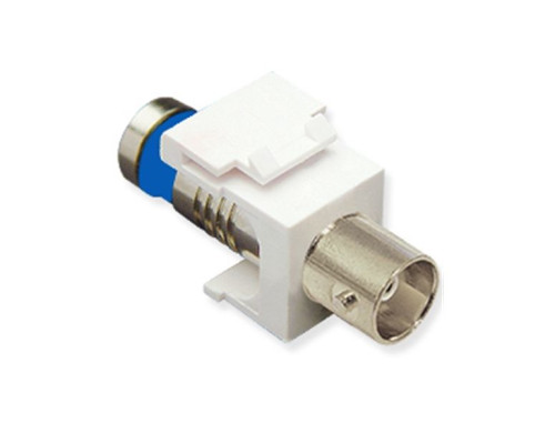 ICC IC107BQCWH RG6Q BNC Compression Jack, White