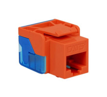 ICC IC1078E5OR CAT 5e EZ Keystone Jack, Orange