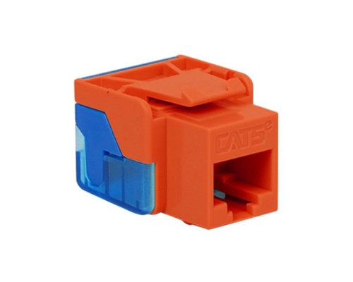 ICC IC1078E5OR CAT 5e EZ Keystone Jack, Orange