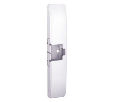 HES 9700-629-LBM Windstorm and Fire Rated Square Bolt Solution Surface Mounted Electric Strike with Latchbolt Monitor in Bright Stainless Steel