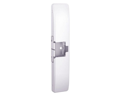 HES 9700-629-LBM Windstorm and Fire Rated Square Bolt Solution Surface Mounted Electric Strike with Latchbolt Monitor in Bright Stainless Steel