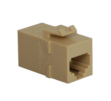 ICC IC107C6SIV RJ-11/14/25 6P6C Coupler, Ivory