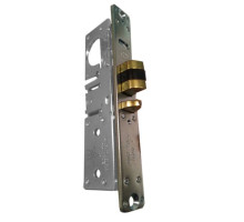 Adams Rite 4512-35-102-628 Standard Deadlatch with Bevel Faceplate and Strike in Clear Anodized