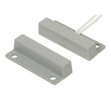 Nascom N122WGG-STFB Stick on Open Loop Switch / Magnet Set, Breakoff Mounting Flange, Center Wire Leads, Gray