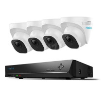 Reolink RLK8-520D4 5MP Super HD Indoor/Outdoor 4 Dome Camera System Kit with 8-Channel NVR, 2TB HDD