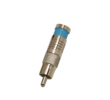 Eclipse Tools 705-004-BU-20 Blue RG6 RCA Connector, High Quality Termination and Waterproof, 20 Pack