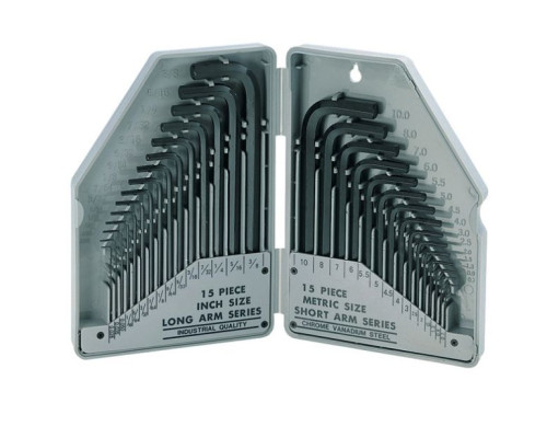 Eclipse Tools 900-038 Hex Key Set - US and Metric