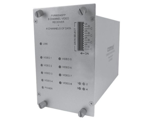 Comnet FVT80D4SFP 8-Ch Video Transmitter + 4-Ch Bi-Directional Data