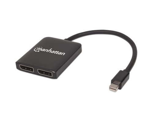 Manhattan 207775 Mini DisplayPort to Dual DisplayPort - MST Hub