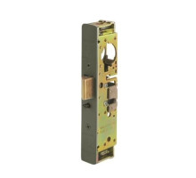 Adams Rite 4911W-35-202-313 Heavy Duty Deadlatch with Radius Faceplate with weatherseal in Dark Bronze