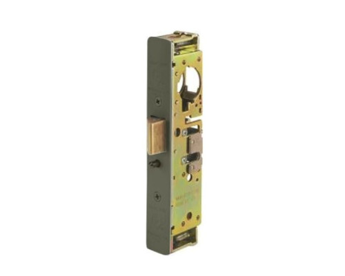 Adams Rite 4911W-35-202-313 Heavy Duty Deadlatch with Radius Faceplate with weatherseal in Dark Bronze