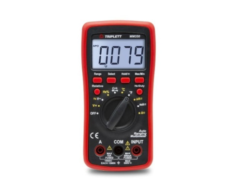 Triplett MM350-NIST MM350 Multimeter with Certificate of Traceability to N.I.S.T.