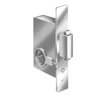 Adams Rite 2331-625 Heavy Duty Deadbolt with Strike for Sliding Door in Bright Chrome