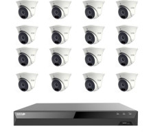 Invid PRTKIT-5MP16CHTX16-4T 16 Camera, 5MP Network Security System w/ Free Monitor