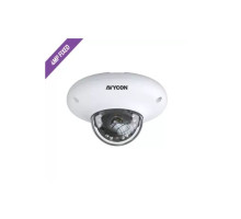 Avycon AVC-KHN41FT-2-8 4 Megapixel H.265 Network IR Flat Dome Camera, 2.8mm Lens