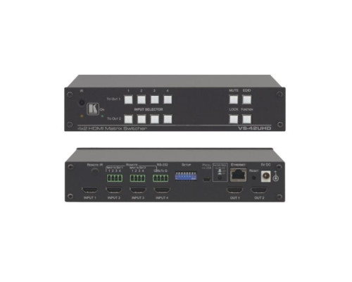 Kramer VS-42UHD 4x2 4K60 4:2:0 HDMI Automatic Matrix Switcher