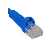 ICC ICPCSJ01BL Molded Boot Patch Cord, Blue, 1 Ft.