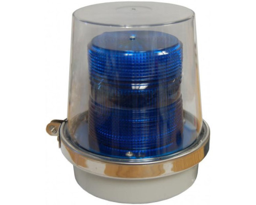 Alpha BSTAR 24VDC Blue Strobe Light+Cover