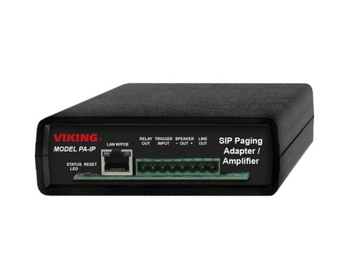 Viking PA-IP SIP / Multicast Paging Adapter with Amplifier