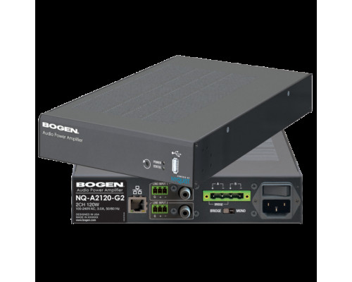 Bogen NQ-A2120-G2 Gen-2 Nyquist 2-Channel Audio Power Amplifiers