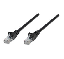 Intellinet 338387 IEC-C5-BK-5 Network Cable, Cat5e, UTP, 100% Copper, RJ45 Male / RJ45 Male, 1.5 m (5 ft.), Black