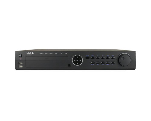 InVid UN1A-16X16L 16 Channels 4K Network Video Recorder with 16 Plug & Play Ports, 4 HD Bays, No HDD