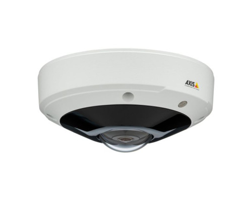 Axis 02018-001 M3077-PLVE 6 MP Outdoor IR  Dome Camera with 360° Panoramic View and Audio Capture, 1.56mm Lens