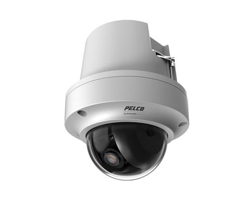 Pelco IMP1110-1EI 1Megapixel Environmental Day/Night In-Ceiling Mount Mini Dome IP Camera with 2.8 - 10mm Lens, Light Gray