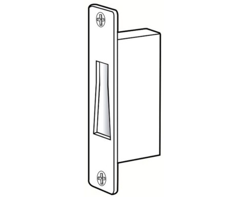 Adams Rite 4006-630 Floor Strike for 1830 Bottom Rail Deadlock in Satin stainless steel