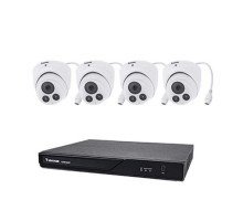 Vivotek ND9323P-2TB-4IT80 8 Channel NVR 2TB with 4 x 5MP Outdoor IR Dome IP Security Cameras