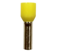 Eclipse Tools 701-085-100 Insulated Yellow Wire Ferrules, AWG 10 x 20mm, 100 Pcs