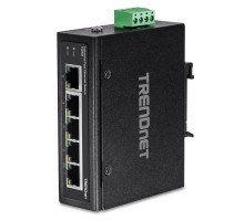 TRENDnet TI-E50 5-Port Industrial Fast Ethernet DIN-Rail Switch