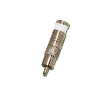 Eclipse Tools 705-004-WH (CN-710RMA1-WH) White RG6/U RCA Connector, Waterproof, 100 Pack