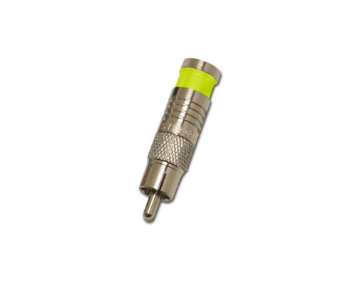 Eclipse Tools 705-004-YL-10 RCA Connector for RG6/U - 10 pk, Yellow