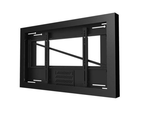 Peerless-AV KIL646-35D On-Wall Landscape Kiosk for 46' Displays up to 3.5' Deep, Black