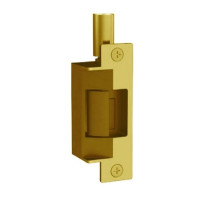 Folger Adam 712-12D-605-LBMLCM Fail Secure Fire Rated Electric Strike with Latchbolt & Locking Cam Monitor in Bright Brass