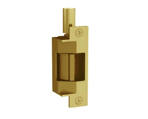 Folger Adam 712-75-12D-606-LBMLCM Fail Secure Fire Rated Electric Strike with Latchbolt & Locking Cam Monitor in Satin Brass