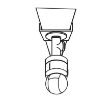 American Dynamics RHIUIB Dome Mount Adapter