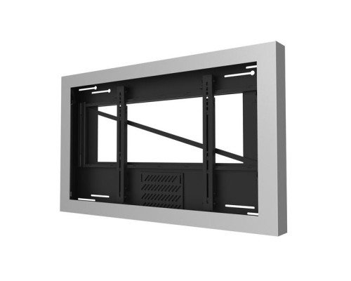 Peerless-AV KIL647-35D-S On-Wall Landscape Kiosk for 47' Displays up to 3.5' Deep, Silver