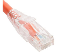 ICC ICPCSW05OR Patch Cord, CAT6, Clear Boot, 5 Feet, 10 Pack, Orange