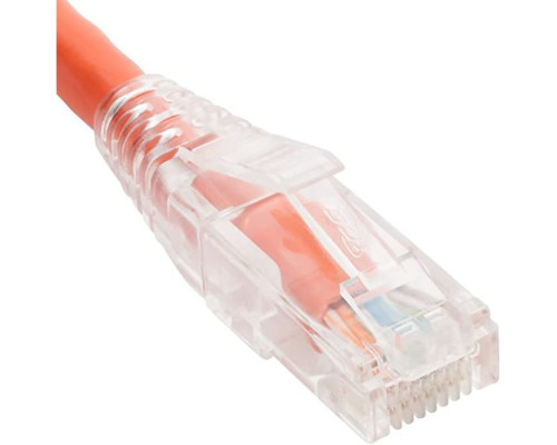 ICC ICPCSW05OR Patch Cord, CAT6, Clear Boot, 5 Feet, 10 Pack, Orange