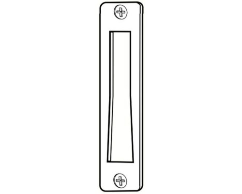 Adams Rite 4000-011-628 MS Deadlock Trim Strike in Clear Anodized Adams Rite 4000-011-628 MS Deadlock Trim Strike in Clear Anodized