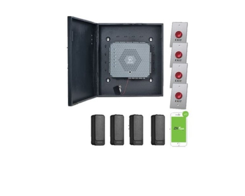 ZKTeco Atlas460-Bluetooth-Kit KIT One, and Door Touchless Access Control Kits