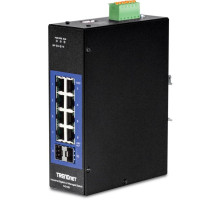 TRENDnet TI-G102i 10-Port Industrial Gigabit L2 Managed DIN-Rail Switch