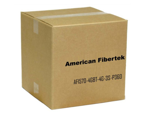 American Fibertek AFI570-4GBT-4G-3S-P360 Managed Switch 6 RJ45 4 PoE++ 2 SFP Port 1RU