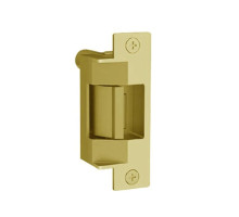 Folger Adam 732-75-12D-605-LBMLCM Fail Secure Fire Rated Electric Strike with Latchbolt & Locking Cam Monitor in Bright Brass