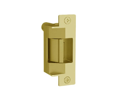 Folger Adam 732-75-12D-605-LBMLCM Fail Secure Fire Rated Electric Strike with Latchbolt & Locking Cam Monitor in Bright Brass